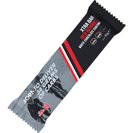 BORN | Barrita Energética XTRA 50 gr frutos rojos/chocolate (15 uds)