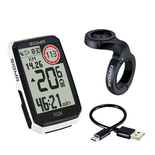 SIGMA | Ciclocomputador ROX 4.0 ENDURANCE blanco