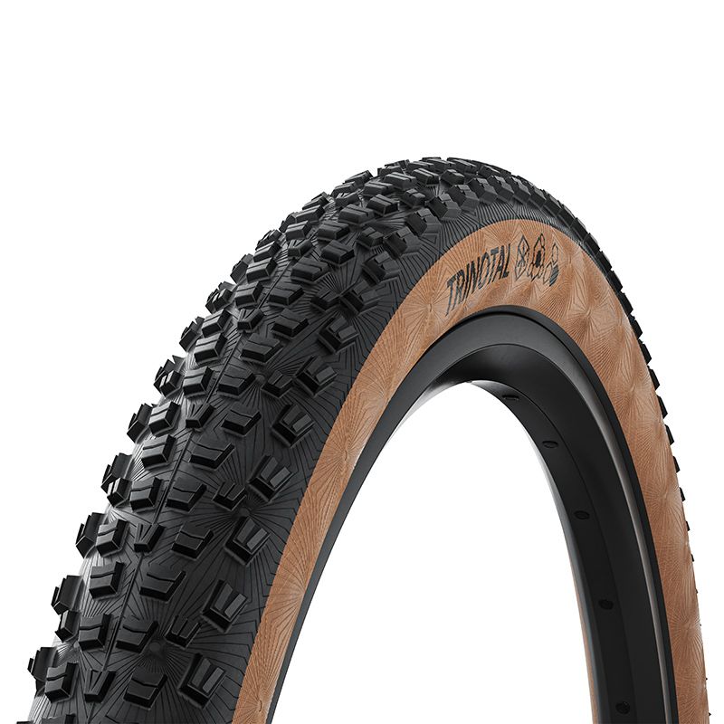 CONTINENTAL | Cubierta TRINOTAL 29x2.40 Trail Rapid Compound Tubeless Ready marrón