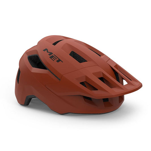 MET | Casco SHELTER Mips rojo barro mate