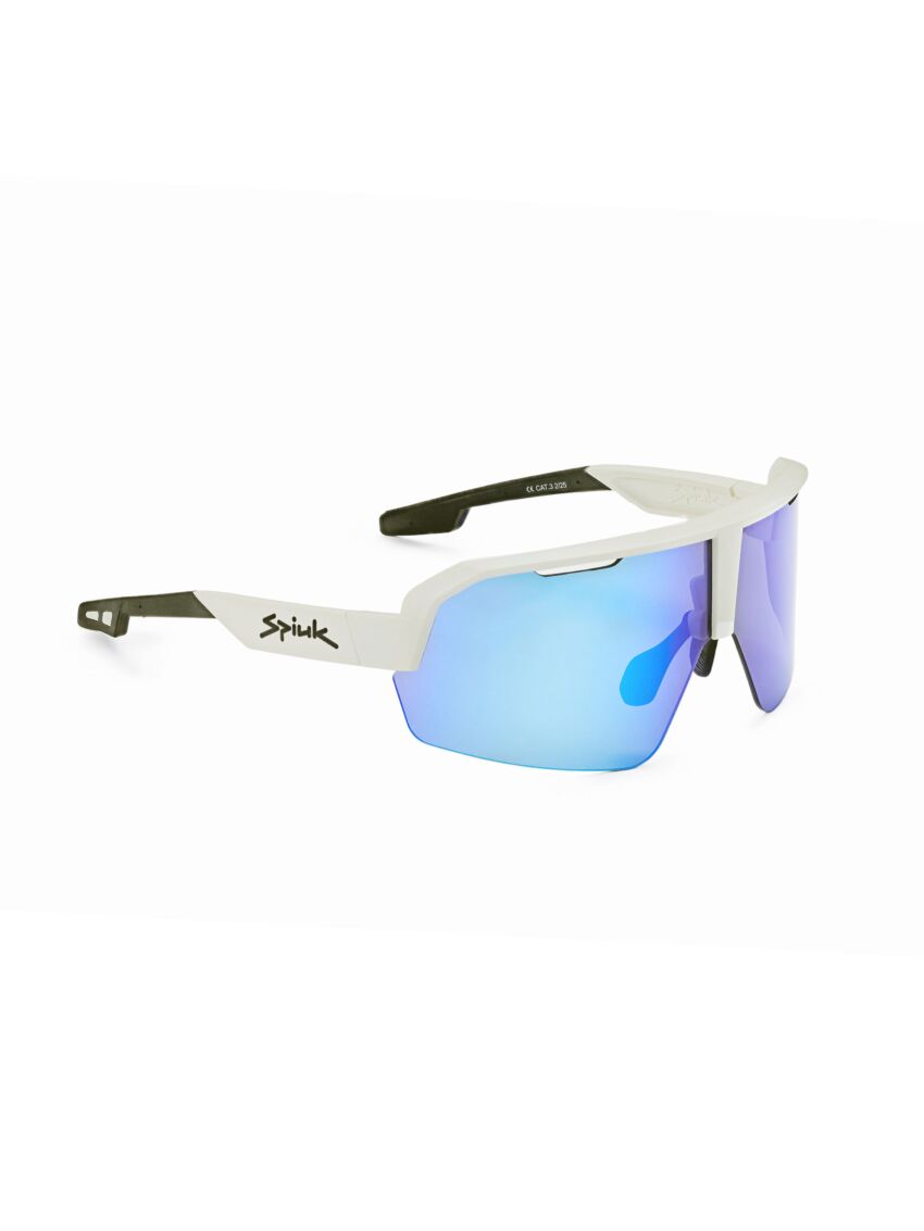 SPIUK | Gafas deportivas de ciclismo DABBLE blanco/espejo azul