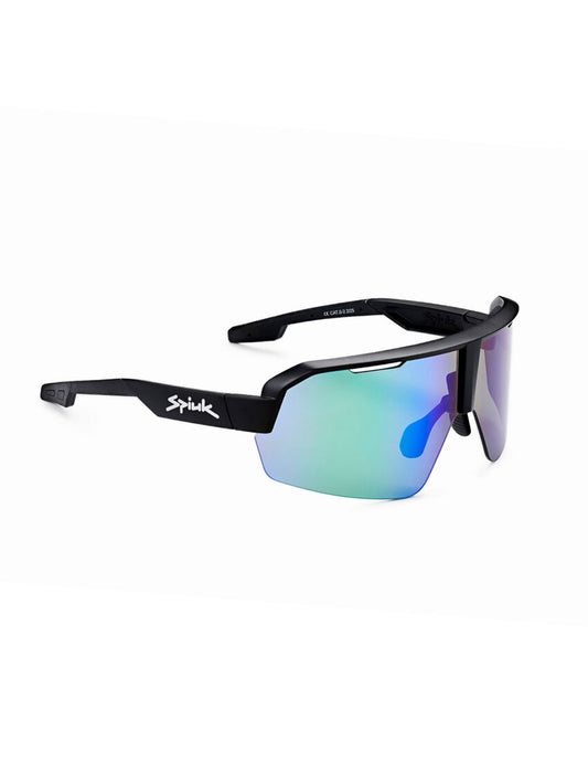 SPIUK | Gafas deportivas de ciclismo DABBLE negro/espejo verde