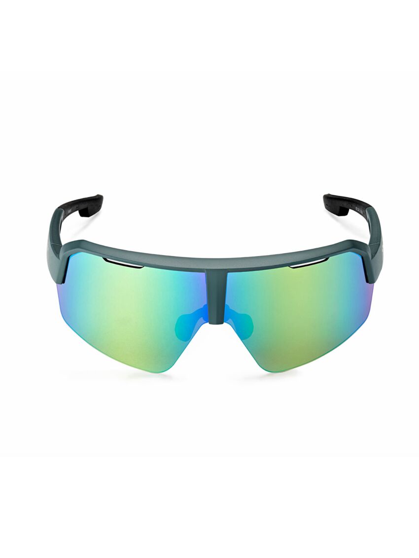 SPIUK | Gafas deportivas de ciclismo DABBLE verde/espejo amarillo