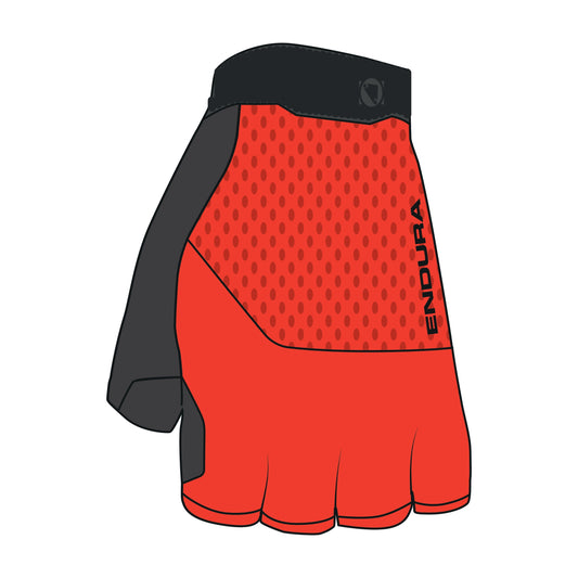 ENDURA | Guantes Cortos LOOP MITT flame red