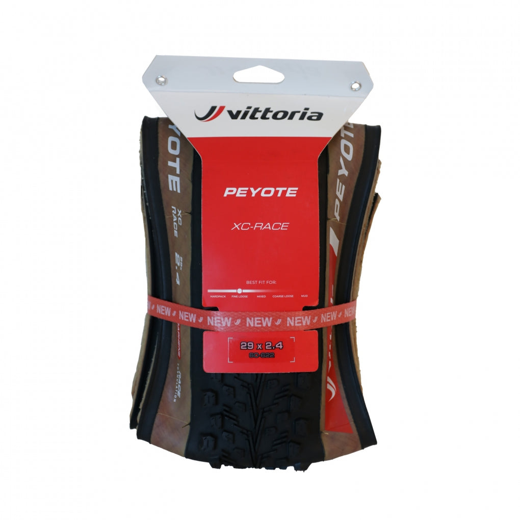 VITTORIA | Cubierta de Mtb PEYOTE 29x2.40 XC Race G2.0 Tubeless Ready Brown
