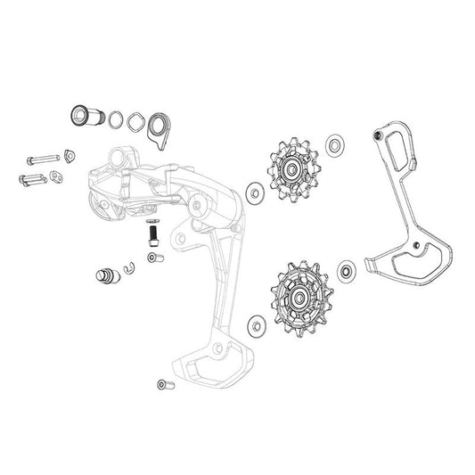 SRAM | Ruletas/Jaulas de Cambio Eagle 90 T-Type