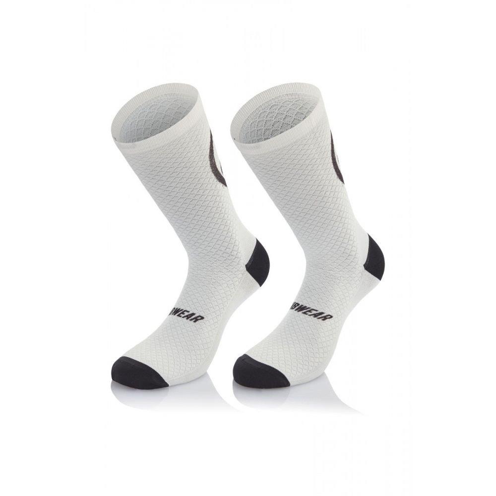 MB WEAR | Calcetines de Ciclismo SMILE EMOTIONS H20 blanco
