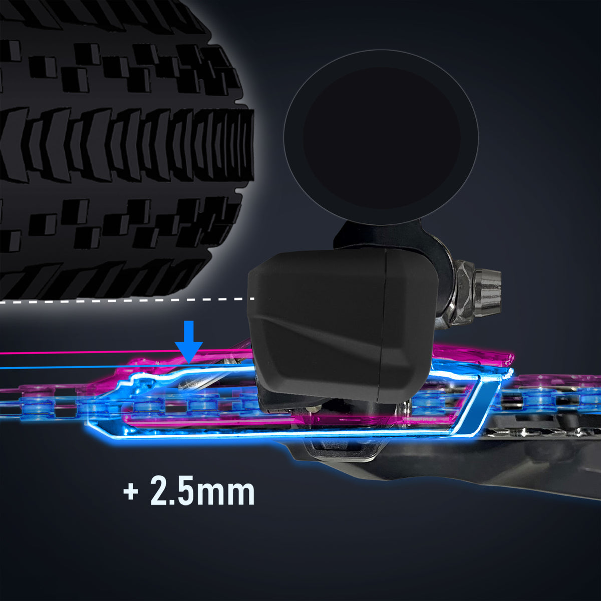 SHIMANO | Desviador GRX RX825 Di2 2x12v