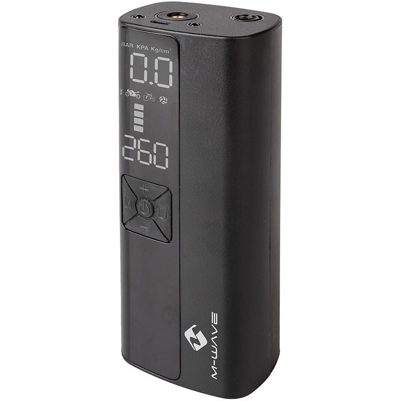 M-WAVE | Mini Hinchador eléctrico ELUMATIK MULTIBOOST 150 psi-10,3 bar.