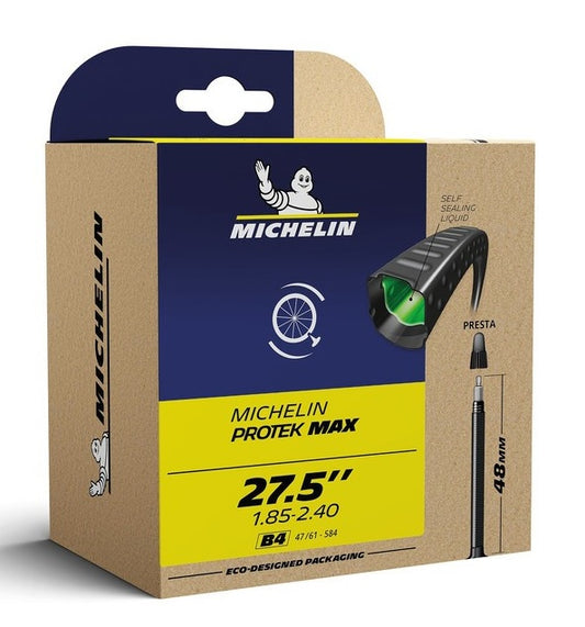 MICHELIN | Cámara B4 PROTEK MAX 27.5x1.85-2.40 válvula presta 48 mm (47/61-584)