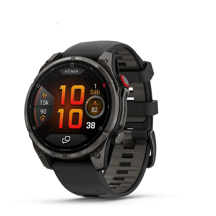 GARMIN | Fenix 8 Pro - 47mm titanio con correa de silicona negro