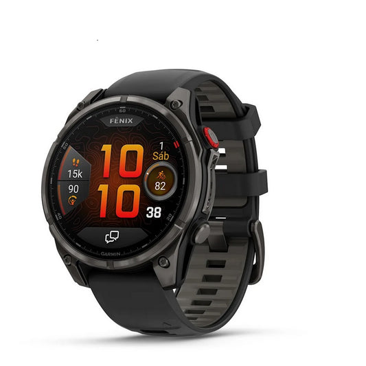 GARMIN | Fenix 8 Pro - 47mm titanio con correa de silicona negro