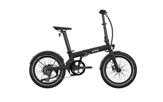 EOVOLT | Bicicleta eléctrica plegable UTO OG20 7 Speed negro onice