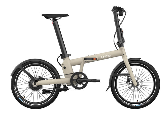 EOVOLT | Bicicleta eléctrica plegable UTO PRO20 marrón taupe