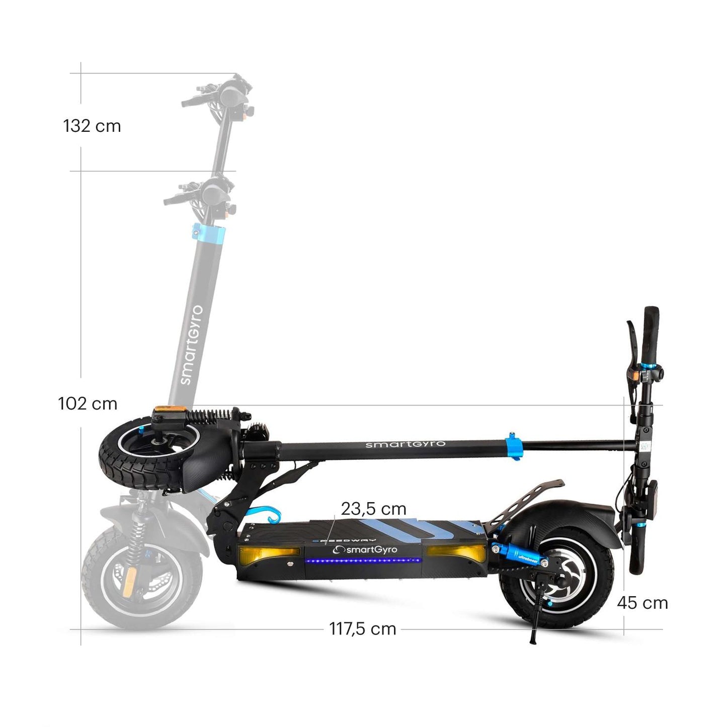 SMARTGYRO | Patinete eléctrico Speedway PRO Certificado DGT