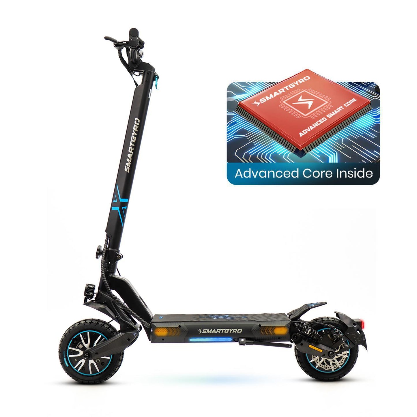 SMARTGYRO | Patinete eléctrico CROSSOVER DUAL MAX 2 Certificado DGT