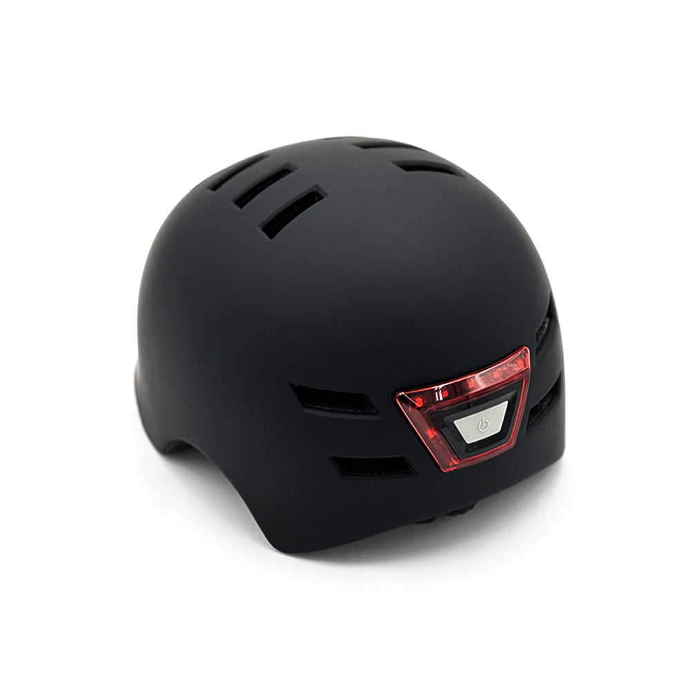 Casco scooter  con LED negro