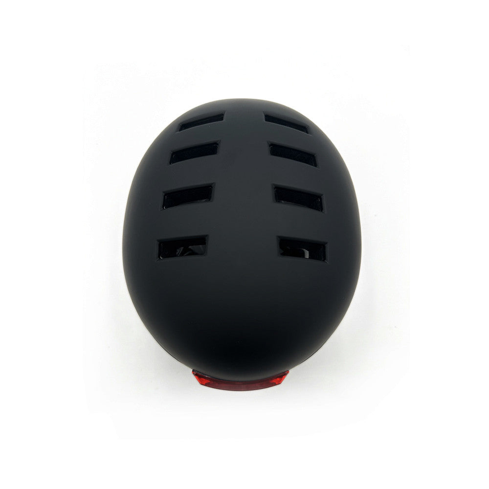 Casco scooter  con LED negro