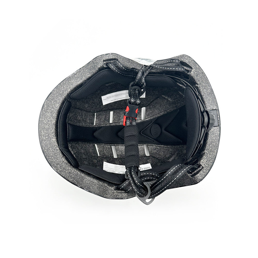 Casco scooter  con LED negro