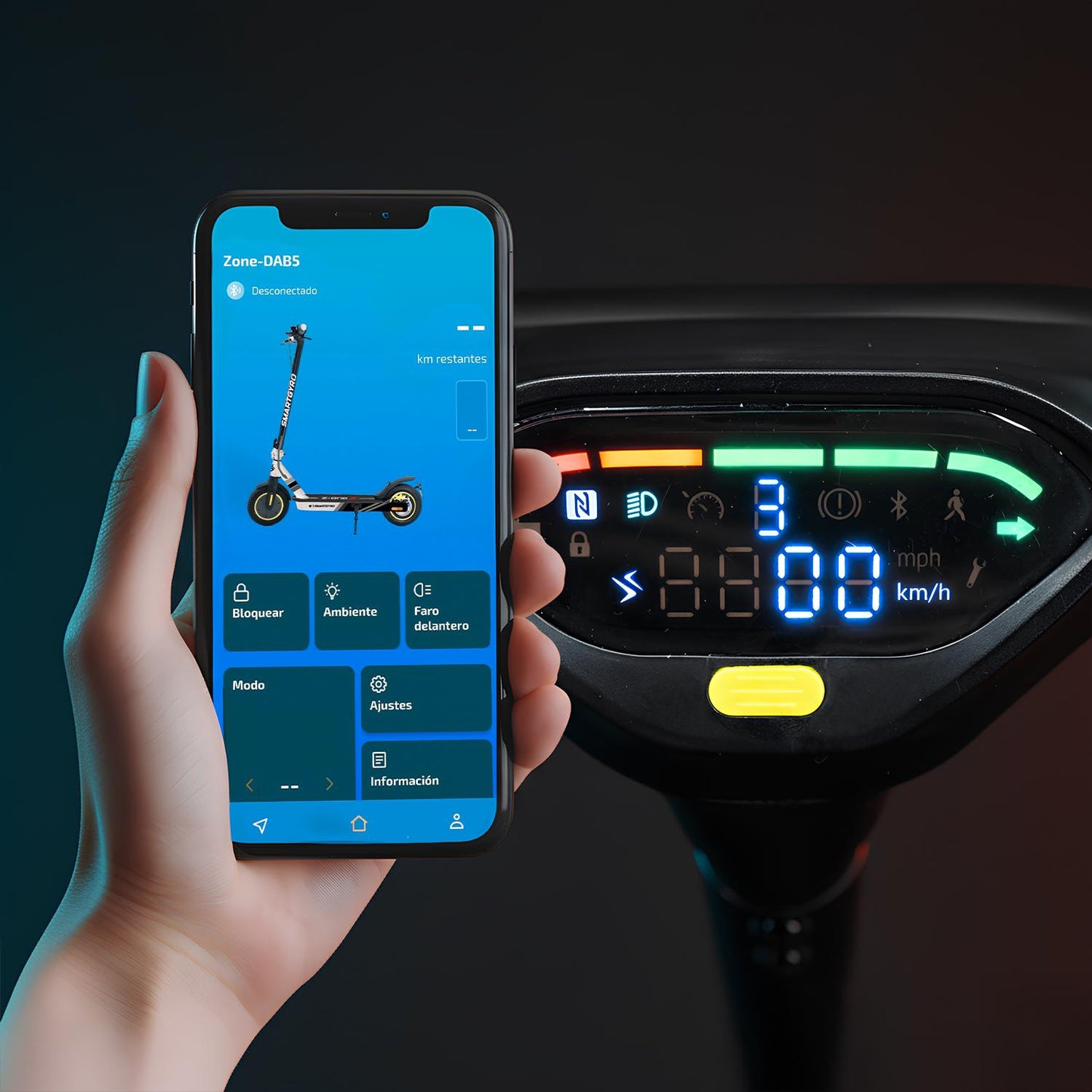 SMARTGYRO | Patinete eléctrico Z-ONE 2 gray Certificado DGT