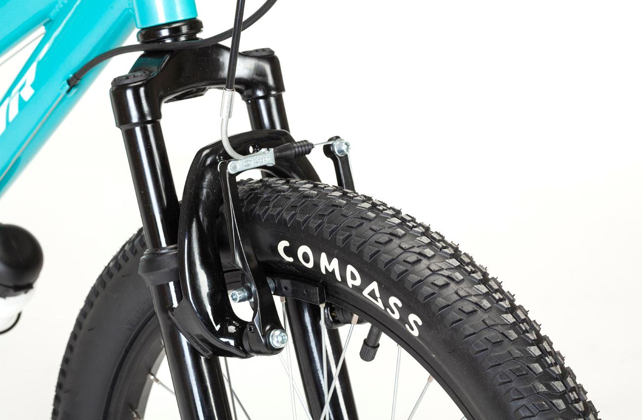 CONOR | Bicicleta infantil KID 20" con suspensión -turquesa