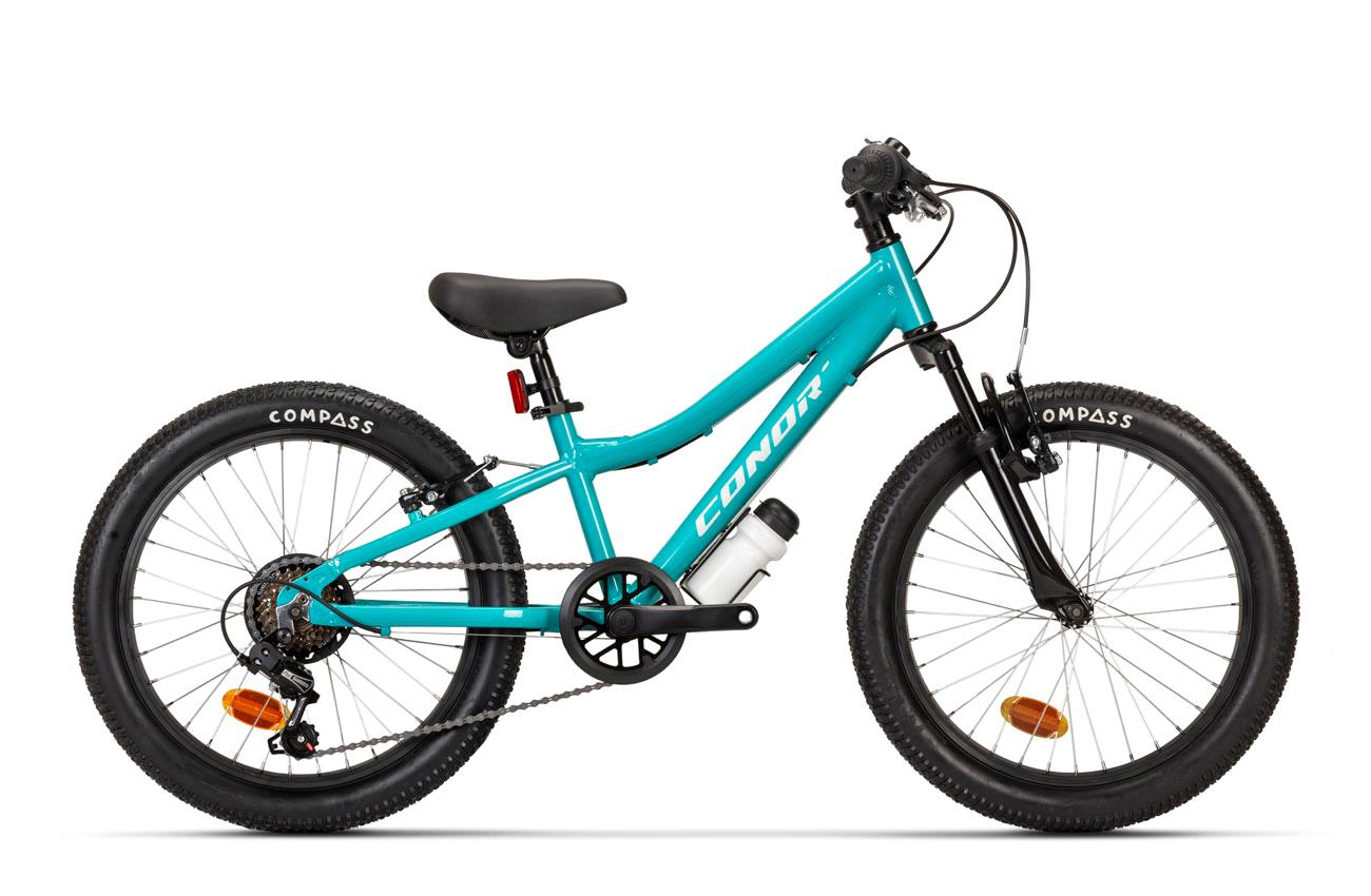 CONOR | Bicicleta infantil KID 20" con suspensión -turquesa