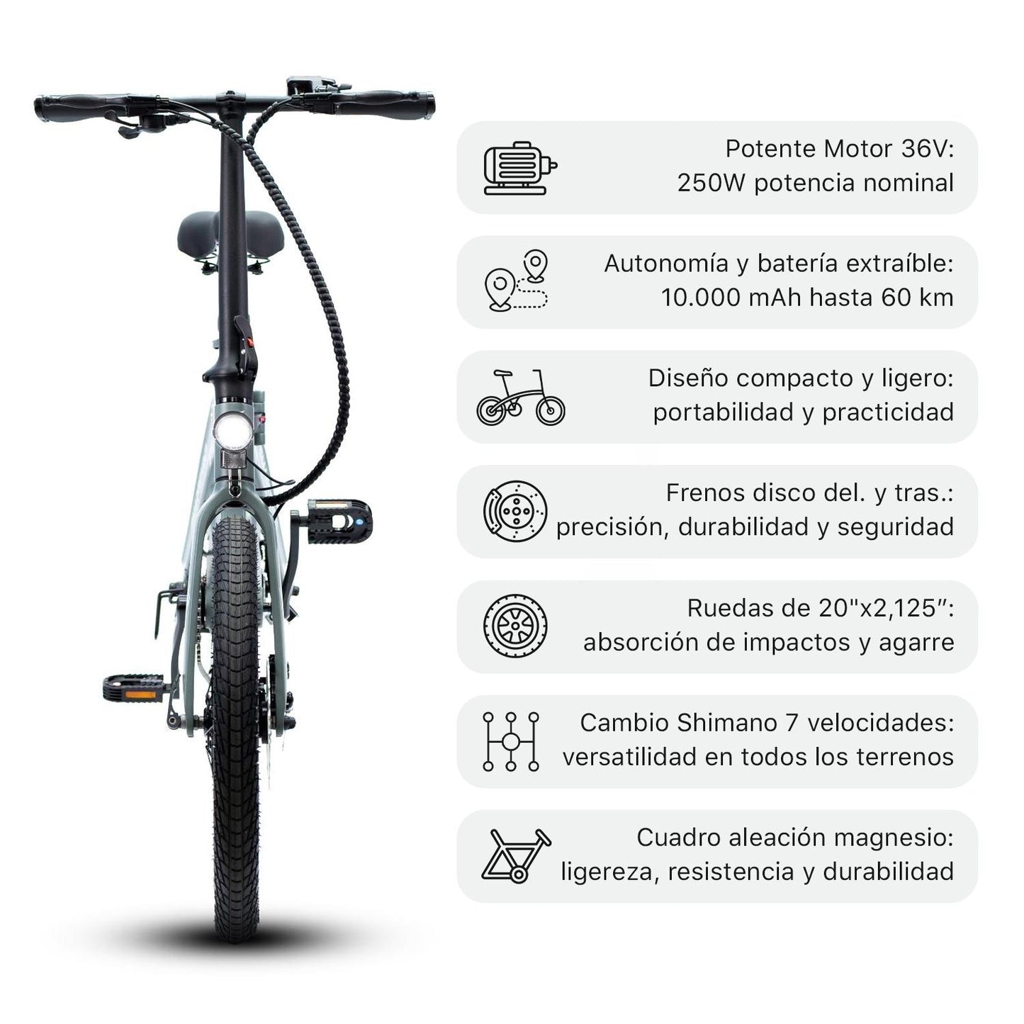 SMARTGYRO | Bicicleta eléctrica de paseo NIMBUS