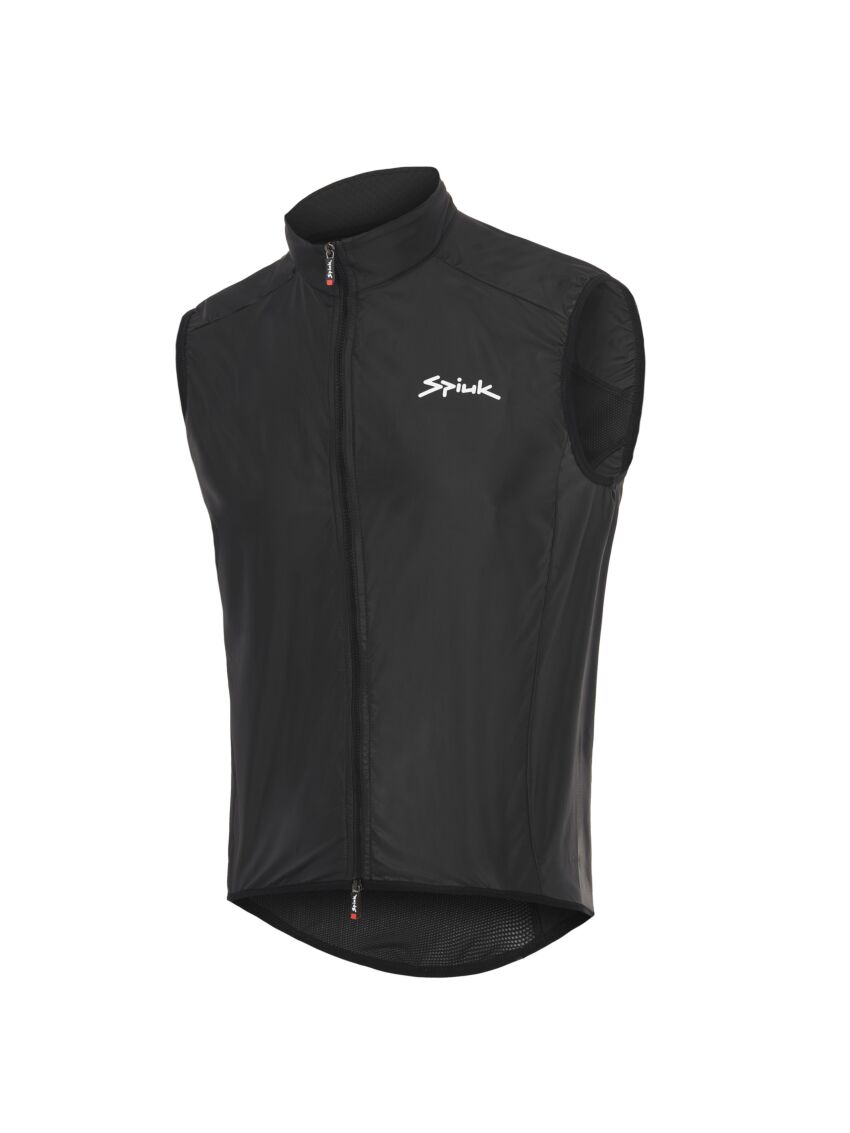 SPIUK | Chaleco cortavientos de Verano ANATOMIC negro