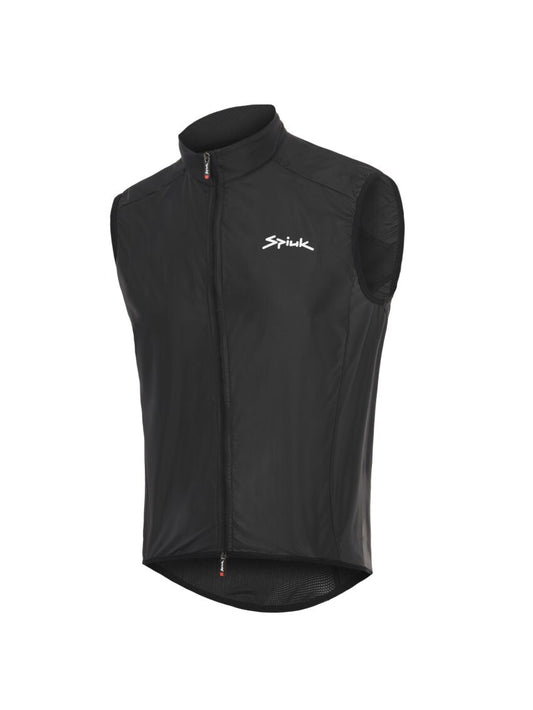 SPIUK | Chaleco cortavientos de Verano ANATOMIC negro