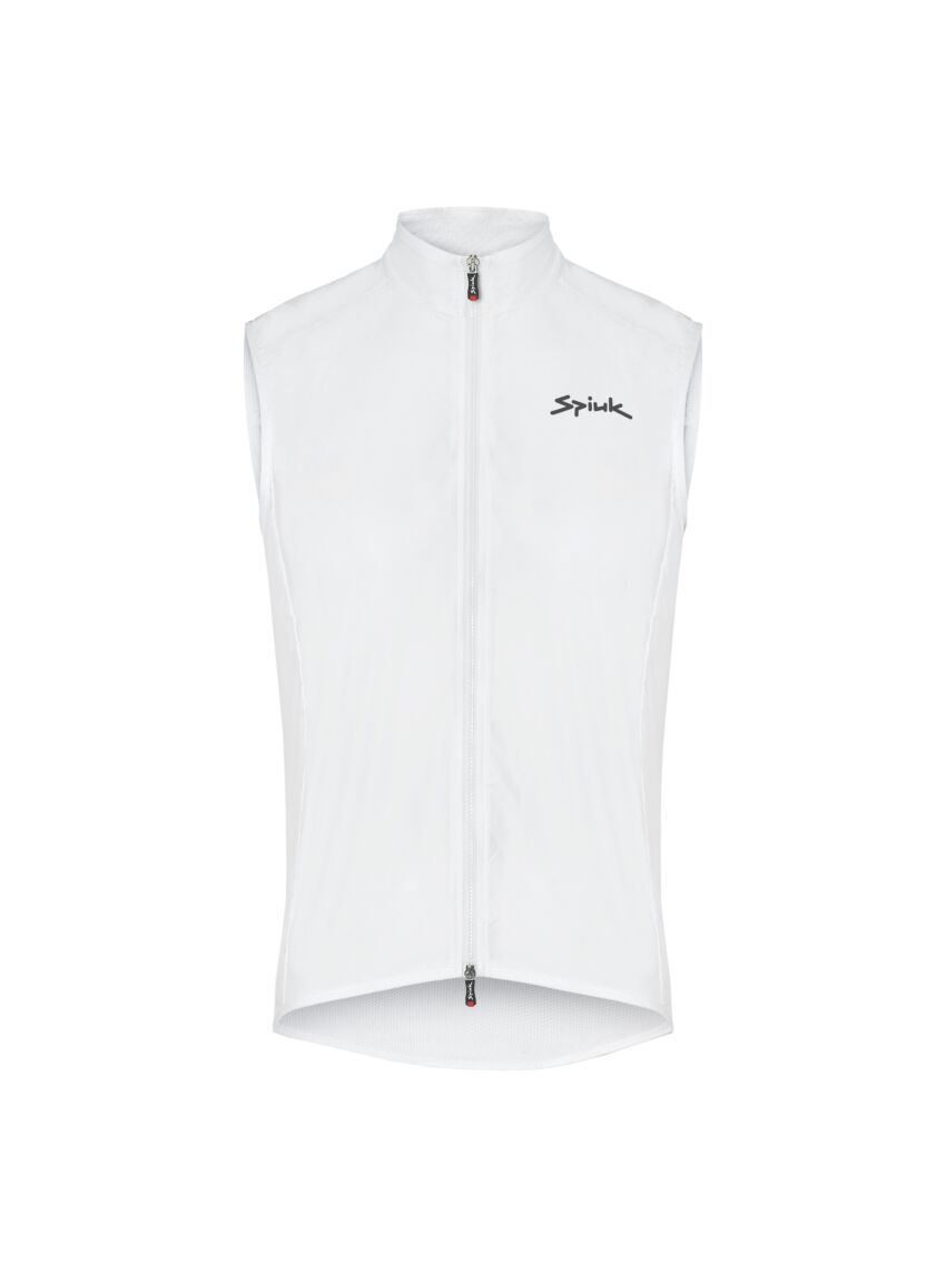 SPIUK | Chaleco cortavientos de Verano ANATOMIC blanco