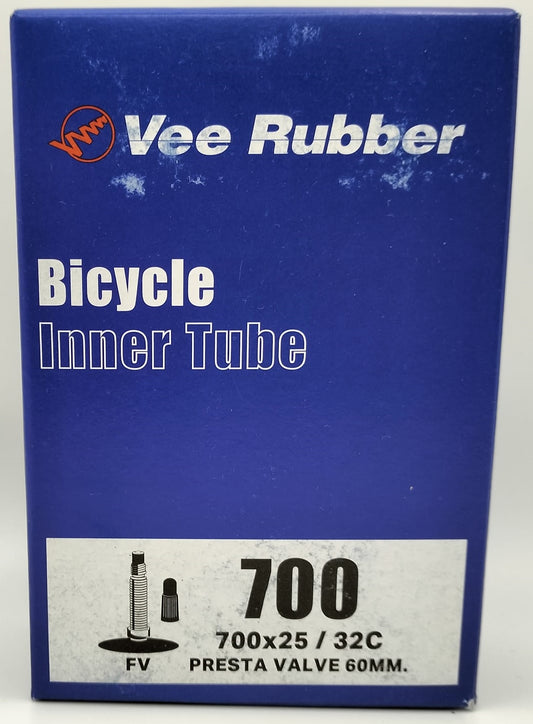 VEE RUBBER | Cámara de carretera 700x25-32 Válvula Presta 60mm