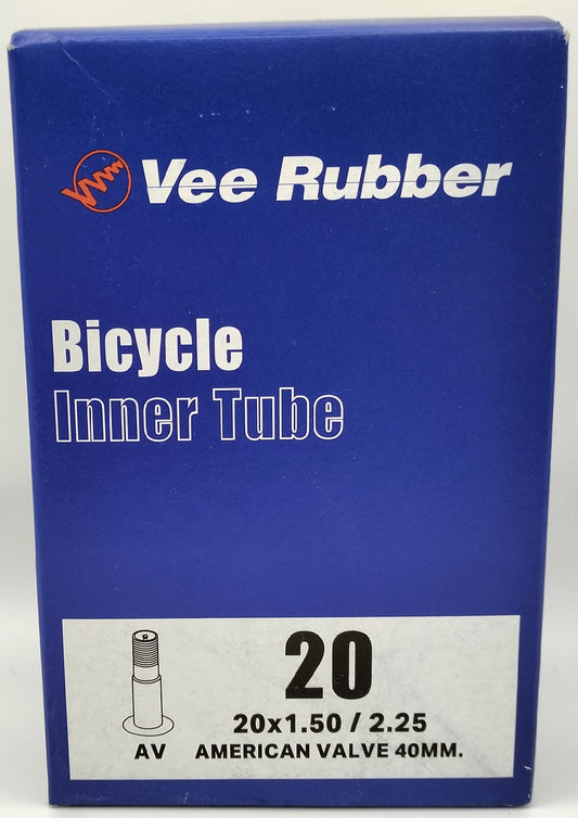 VEE RUBBER | Cámara de Mtb 20x1.50-2.25 Válvula Schrader 40mm