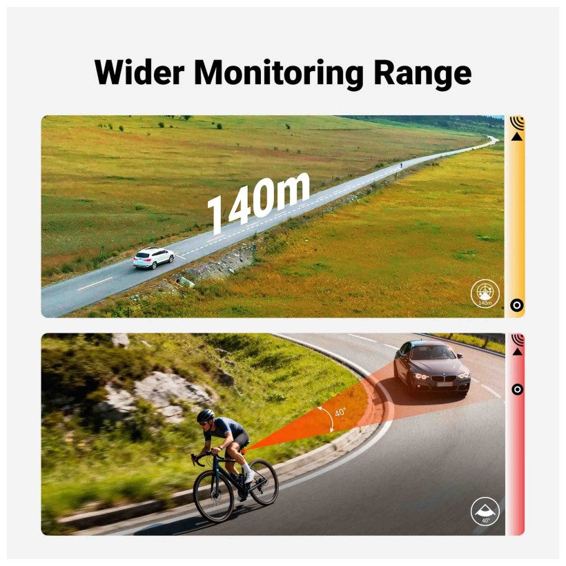COOSPO | Luz trasera inteligente con radar TR70