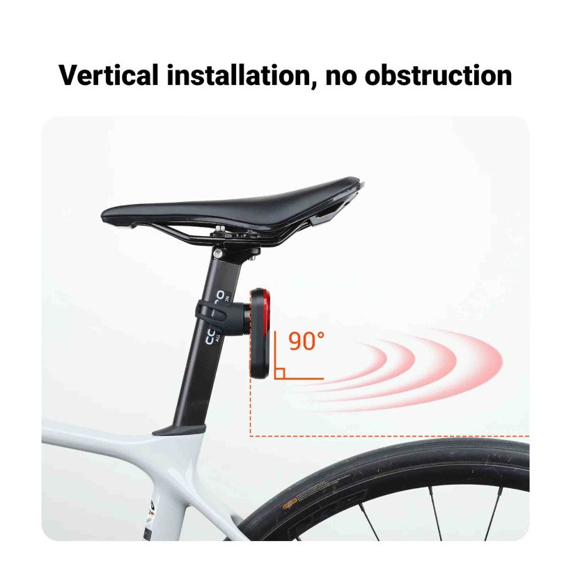 COOSPO | Luz trasera inteligente con radar TR70