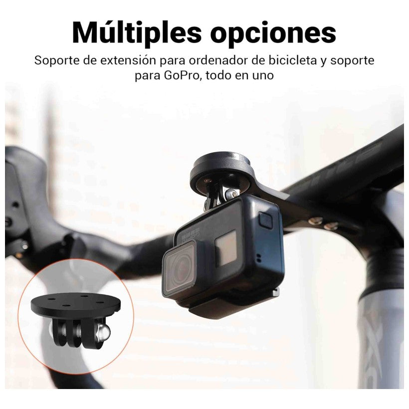 COOSPO | Soporte GPS para manillar Aero compatible Garmin-Wahoo-Bryton-iGPSPORT-COOSPO