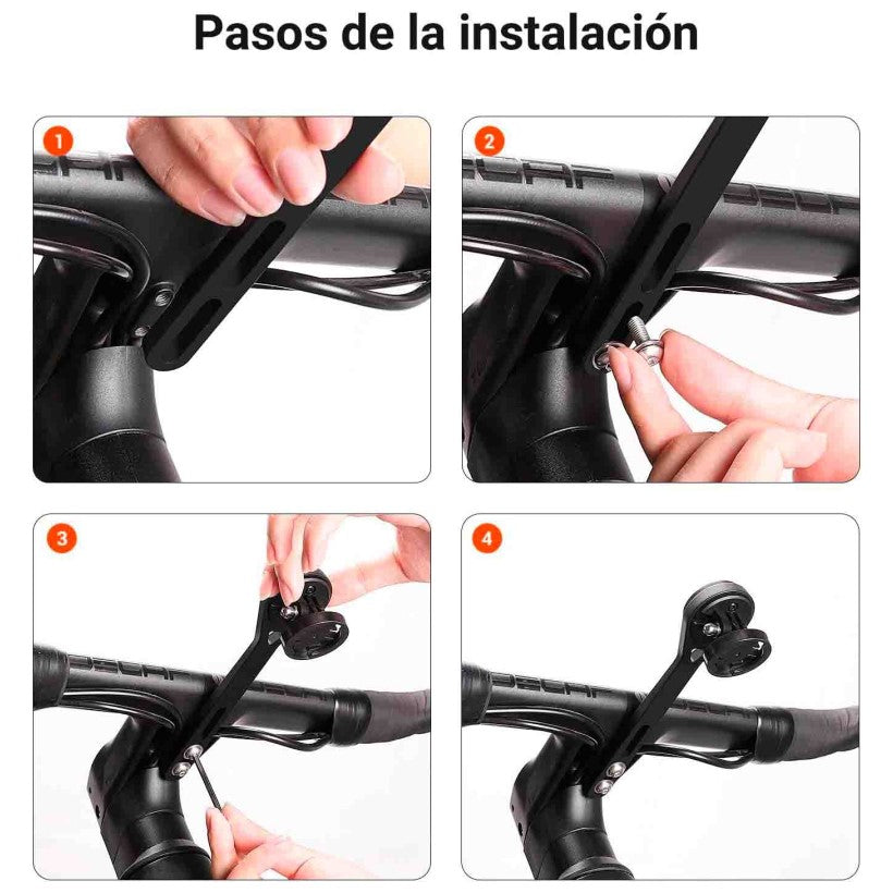 COOSPO | Soporte GPS para manillar Aero compatible Garmin-Wahoo-Bryton-iGPSPORT-COOSPO