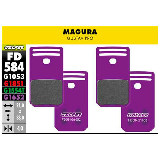 GALFER | Pastillas de Freno e-Bike compatible Magura (FD584G1652)