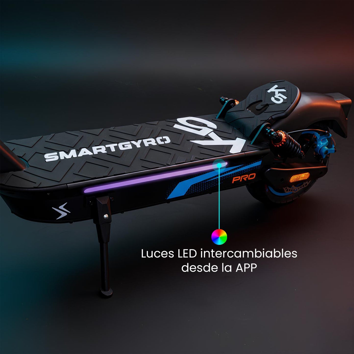 SMARTGYRO | Patinete eléctrico K5 PRO LR Certificado DGT