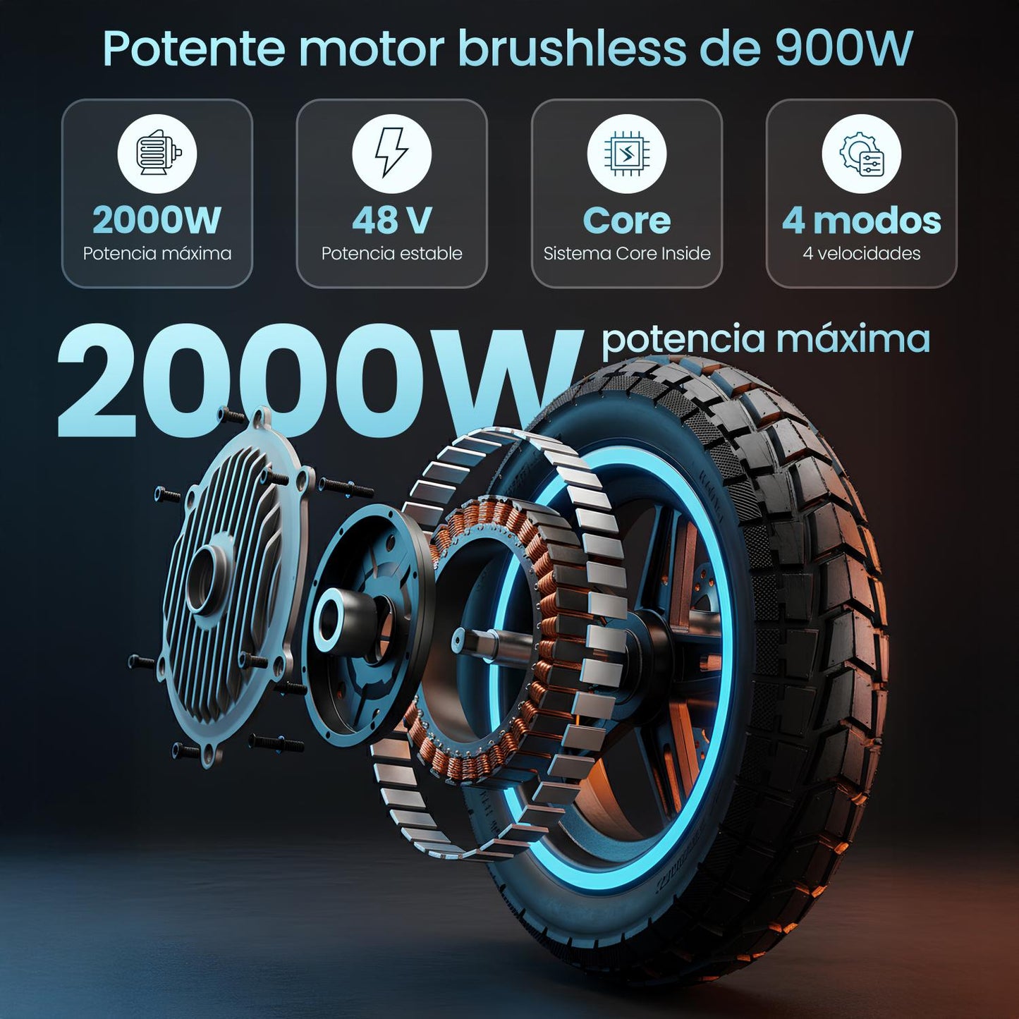 SMARTGYRO | Patinete eléctrico K5 PRO LR Certificado DGT