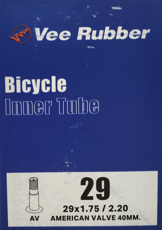 VEE RUBBER | Cámara de Mtb 29x1.75-2.20 Válvula AV 40mm