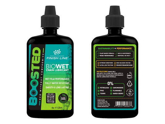FINISH LINE | Lubricante de cadenas para condiciones húmedas BOOSTED BIO 120ml