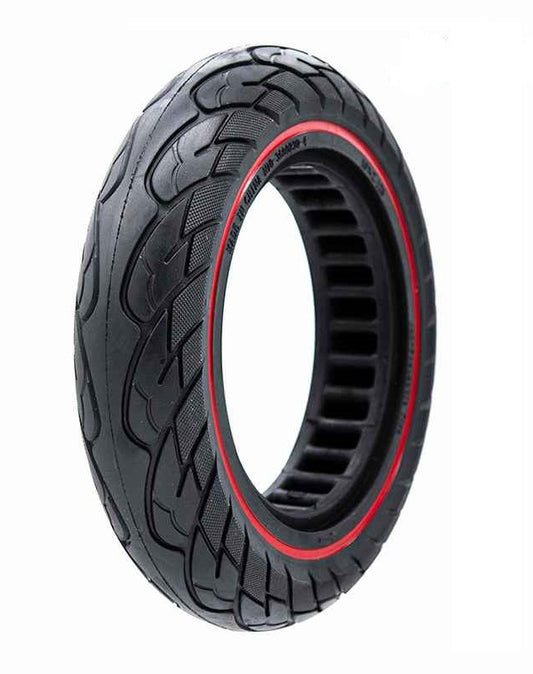 Cubierta de Patinete Eléctrico 10x2.125 maciza -rojo