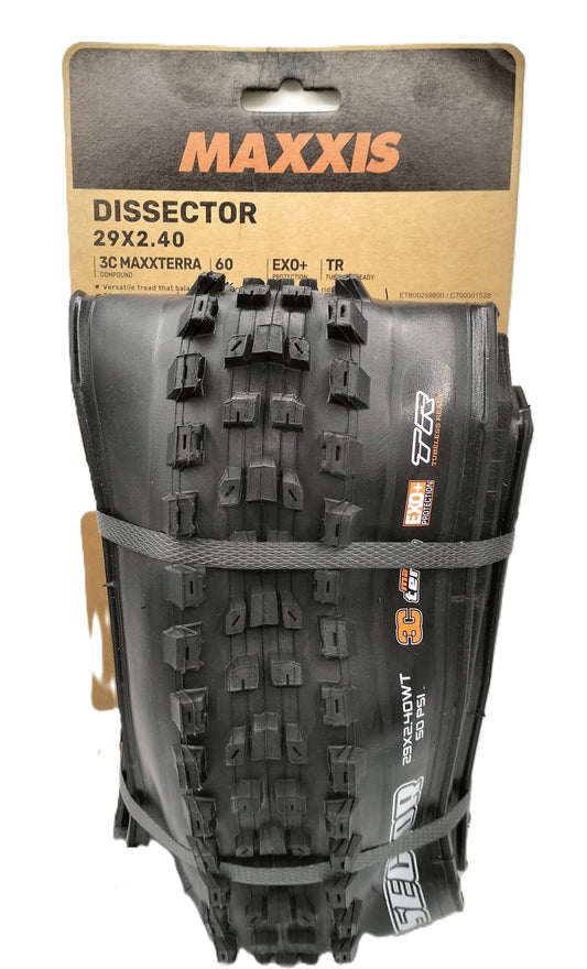 MAXXIS | Cubierta de Mtb DISSECTOR 29x2.40wt 60 TPI 3CT/EXO+/TR