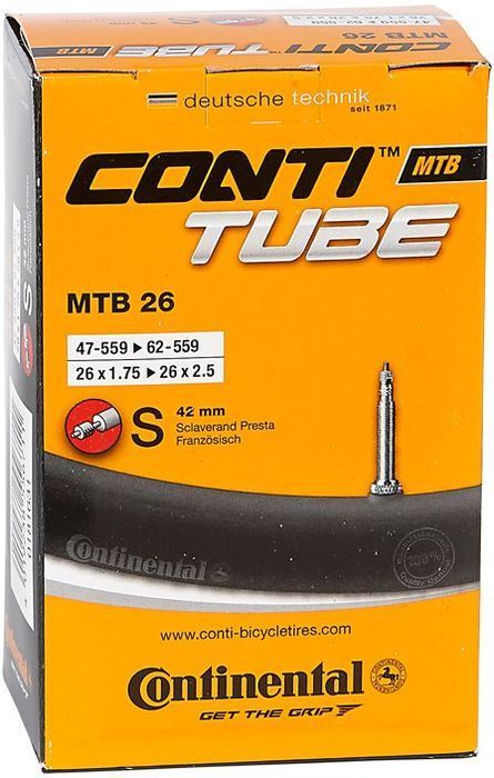 CONTINENTAL | Cámara de 26x1.75-2.50 Válvula Presta 42mm