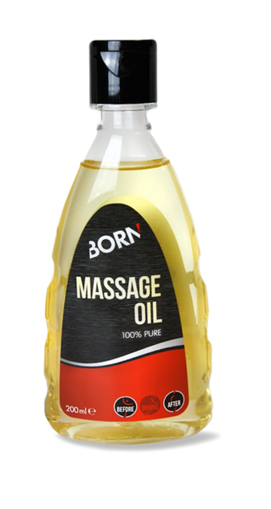 BORN | Aceite de Masaje Deportivo compuesto 100% de aceites vegetales