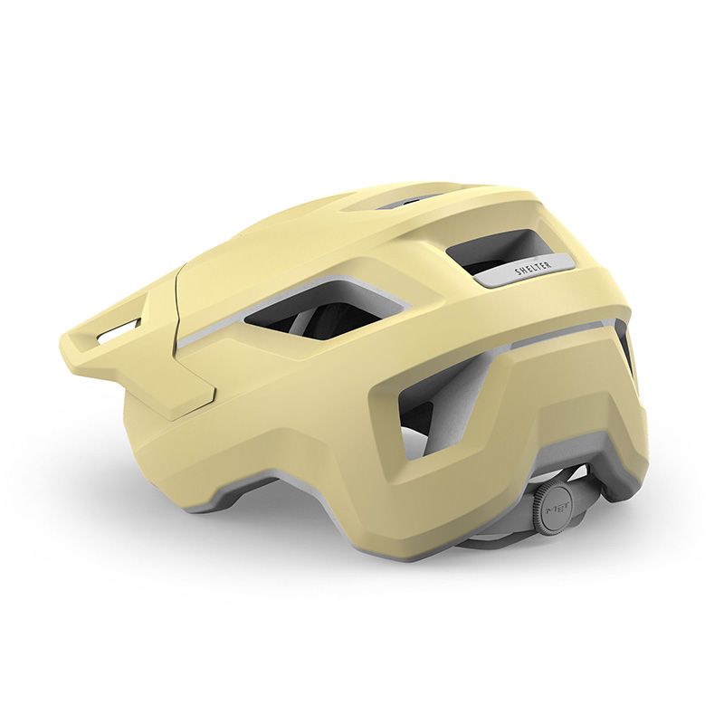 MET | Casco de ciclismo Mtb SHELTER Junior 52-56cm -amarillo mate