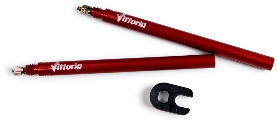 VITTORIA | Extensiones de Válvula Aluminio (Rojo)