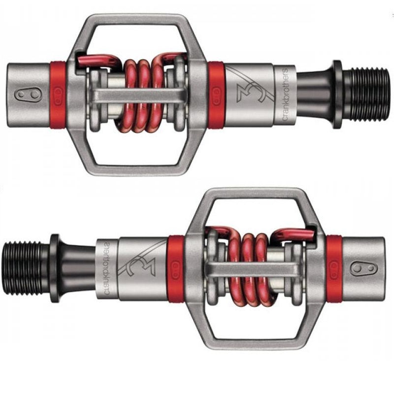 CRANK BROTHERS | Pedales Egg Beater 3 Plata/Rojo