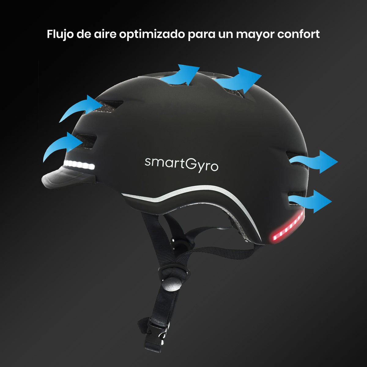 SMARTGYRO | Casco SMART PRO 2 L/M -blanco