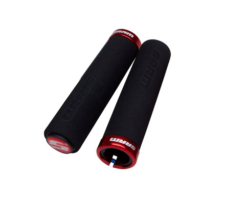 SRAM | Puños de Bicicleta Locking Single Clamp -negro rojo